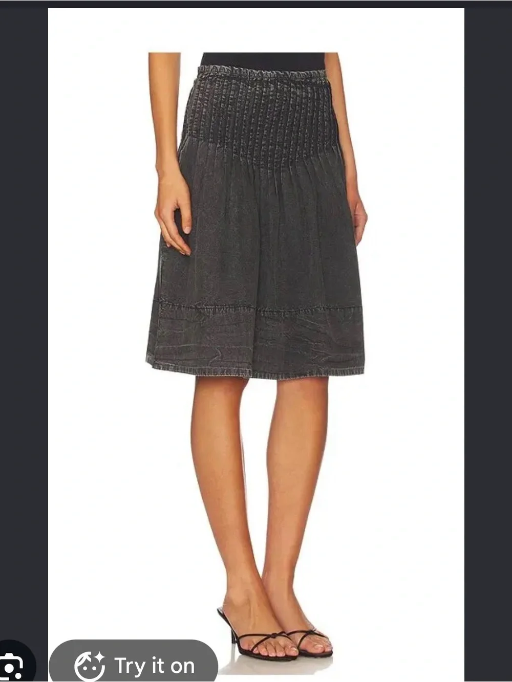 Free People- Pleated Rustic Brown Women’s Skirt